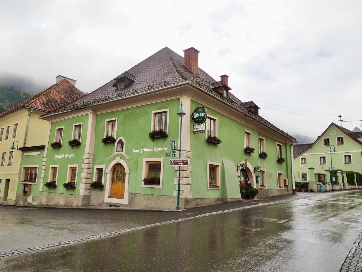 Gasthof Zum Gruenen Specht Oberzeiring Exteriör bild